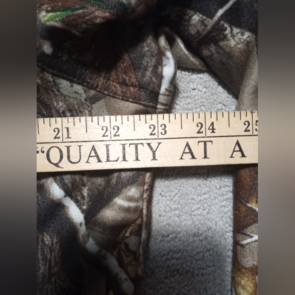 Scent Lok Full Season Base Layer Realtree Fleece Camo Jacket Mens Size Large - Picture 7 of 16